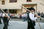 Raftsmen march in a procession during the 55th Raftsmen Ball in Ljubno ob Savinji, Slovenia.