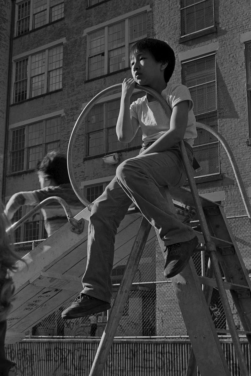 PS 1 playground, Catherine St., New York City, 1982.