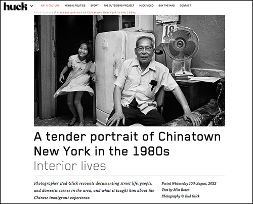 Huck MagazineA tender portrait of Chinatown New York in the 1980s