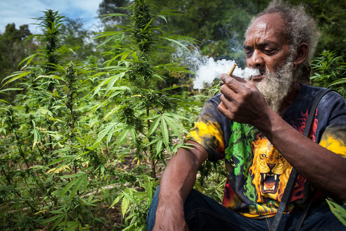 Ayh Bash Anavi (Rastafari community leader). Negril, Jamaica