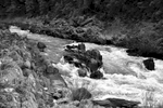 Indian Creek, Midstream Rocks, Fall, Plumas County