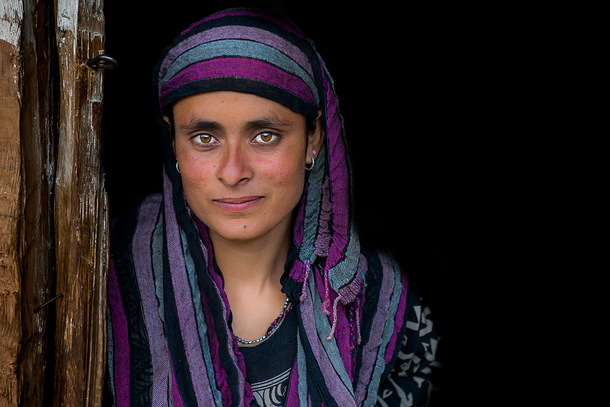Bakkarwal girl, Peer ki Gali, Kashmir
