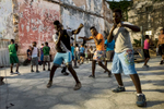 Centro Habana, Havana   Young boxers at an open air boxing gym in the neighborhood of Centro Havana. The infrastructure might be poor but the level of competence is high,  Cuban boxers are among the best in the world. Boxing is very popular and is seen as a way out of poverty.