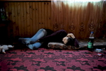 Nermina takes a nap in her home in Fushe Kosovo. Seventeen-year-old Nermina was born in Germany and lived there her whole live before being expelled in 2010. She wanted to be a nurse but can’t continue her education in Kosovo.