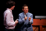 Michael Feinstein teaches one-on-one during the Great American Songbook Academy.