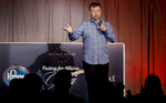 Comedian Frank Caliendo performs at Republic Airways Pulling for Wishes Gala.Event photography by Perry Reichanadter, Wayne Images