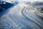 Aerial images of the {quote}Columbia Glacier{quote}  in Alaska