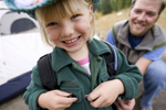 Family camps in Hylite Canyon, Montana