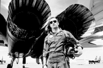 portraits of fighter pilots from the 'wild bore squadron' at mountain home airforce base, idaho