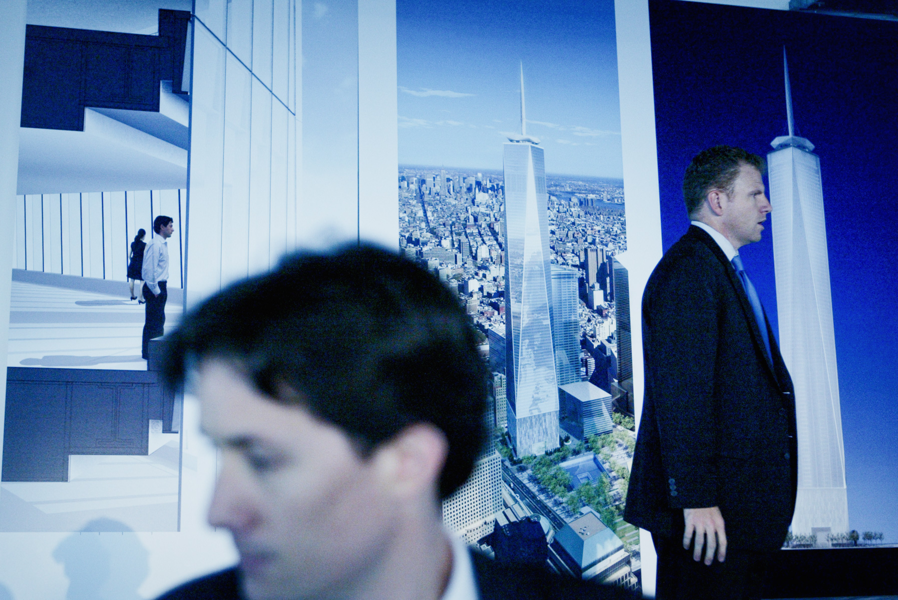 06/28/06 Manhattan, NY -   Photos from 7 World Trade Center where plans for the final Freedom Tower design were announced.  Photo Credit Erik Jacobs/The New York TimesAssignment  30025931A