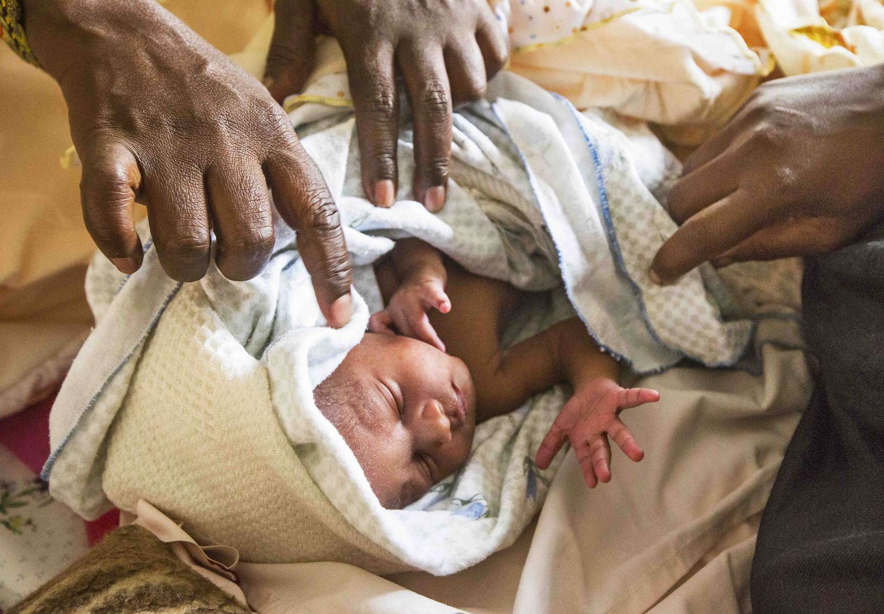 Newborn baby, Uganda
