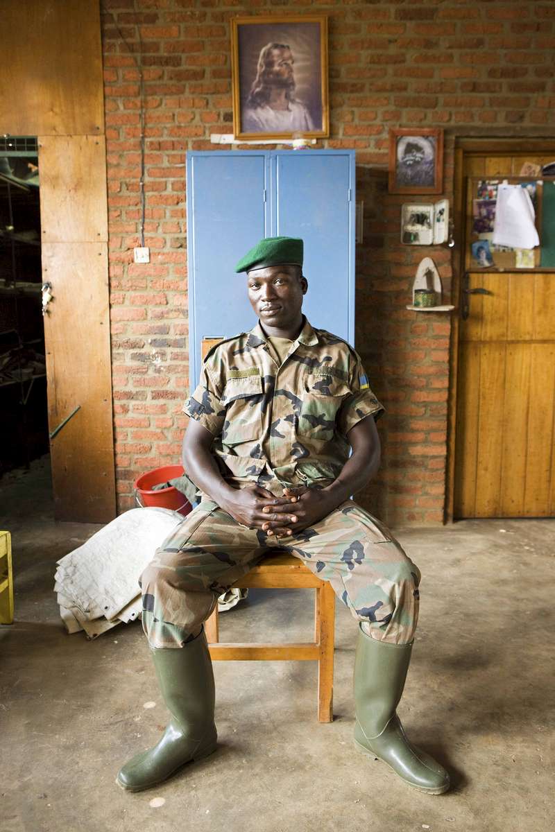 Soldier portrait, Rwanda