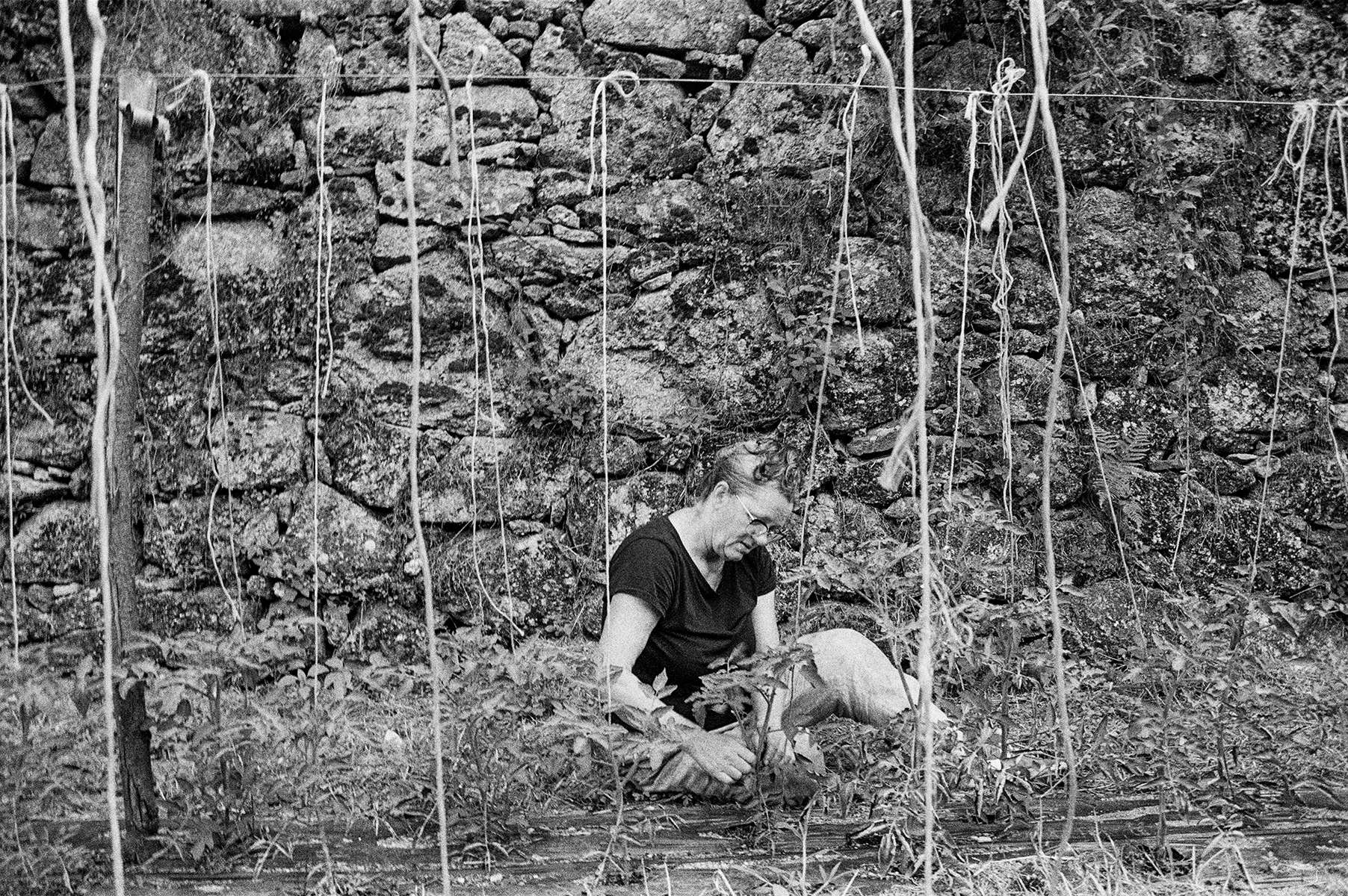 Elizabeth Adam a une exploitation avec son mari Paul et son fils Jamie, le long de l’Hérault. Haute vallée de l’Hérault, 3 juillet 2021.