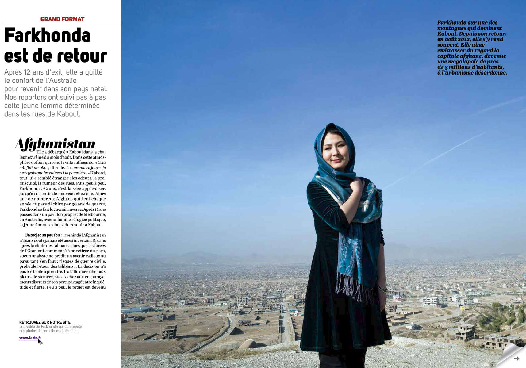 Farkhonda, de Melbourne à Kaboul, Afghanistan, 2010-2012
