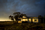 Maison typique du Outback, Nouvelle Galles du Sud,  Australie, 2011. 