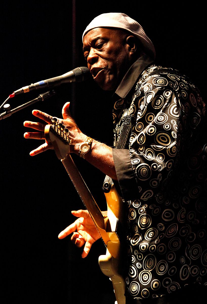 Chicago blues musician and multi grammy award winner Buddy Guy, performs Saturday evening at the Arts & Cinema Celebration at the site of the old Myrtle Square Mall in downtown Myrtle Beach.