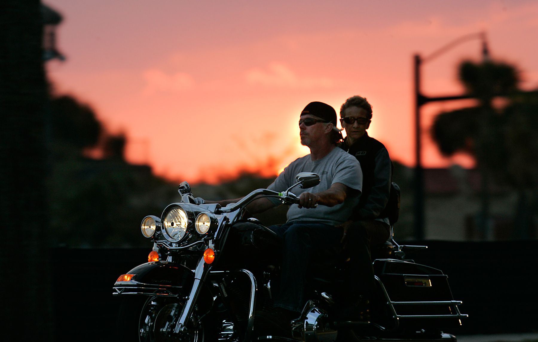 A biker and his passenger ride down 9th Ave. N  in Myrtle Beach Wednesday during the first day of the fall motorcycle rally The Pilgrimage.