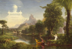 Thomas Cole (American, 1801 - 1848 ), The Voyage of Life: Youth, 1842, oil on canvas, Ailsa Mellon Bruce Fund
