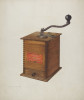 Archie Thompson, Coffee Grinder, American, active c. 1935, c. 1940, watercolor, graphite and pen and ink on paper, Index of American Design