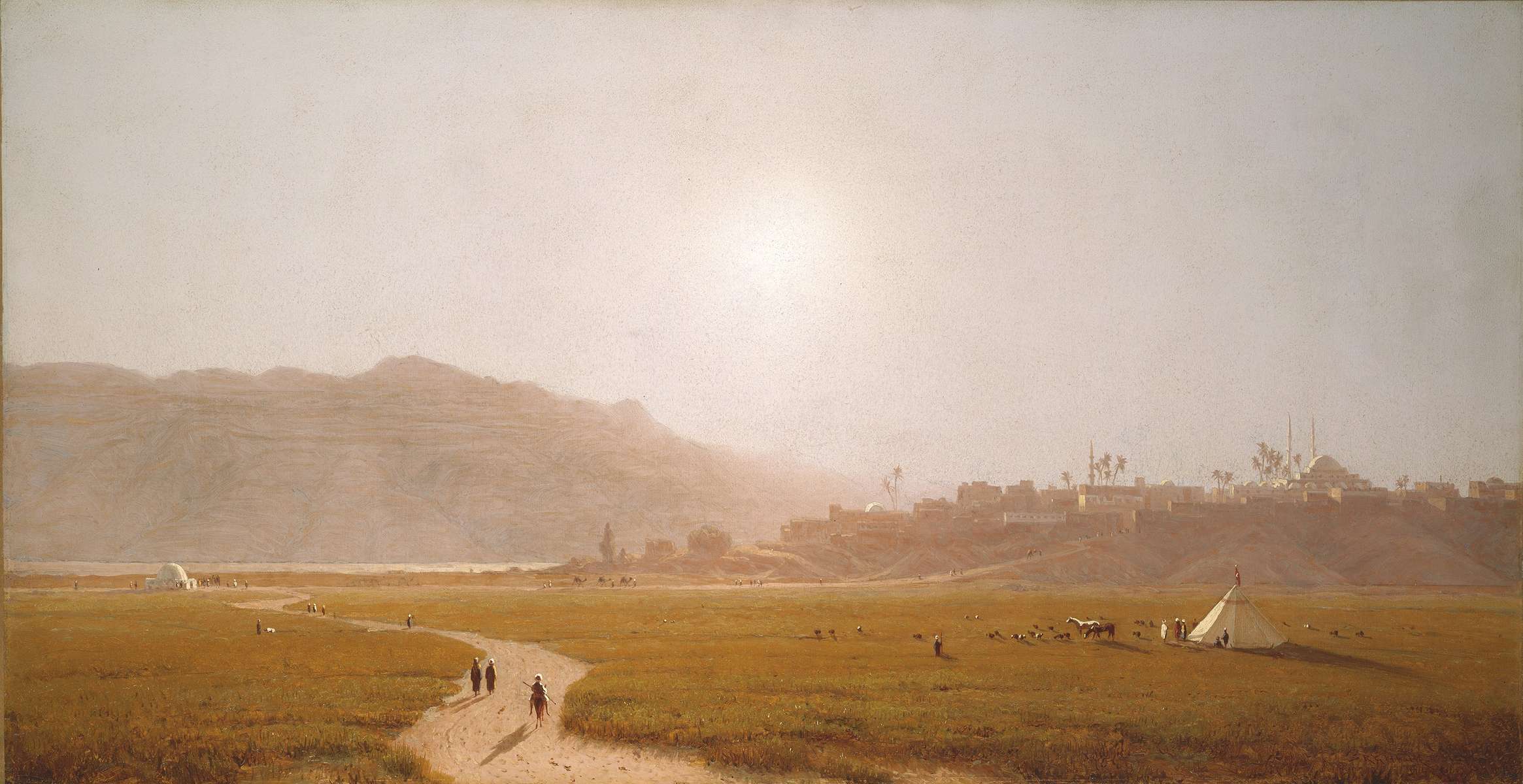 Sanford Robinson Gifford, Siout, Egypt, American, 1823 - 1880, 1874, oil on canvas, New Century Fund, Gift of Joan and David Maxwell